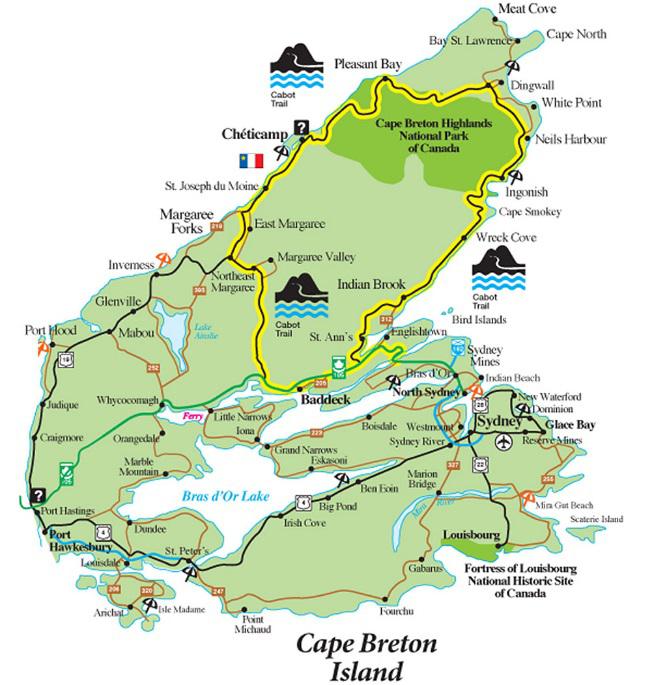 The Cabot Trail, Cape Breton Island, Nova Scotia, Canada